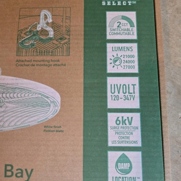 The Lithuania Lighting 15.14 LED Round High Bay Contractor Light - Picture 12 of 12